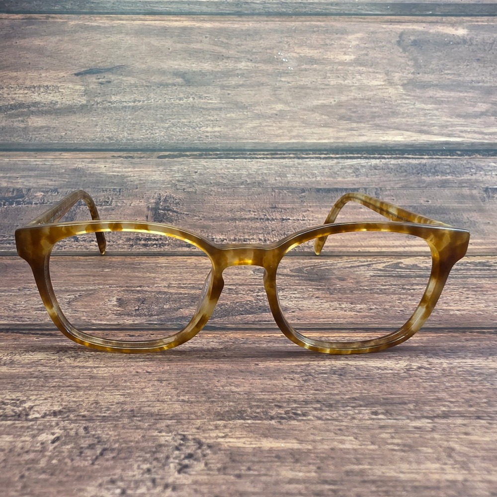 Warby Parker Hemingway Tortoise Eyeglass Frames 53-18-145 Brown Amber
